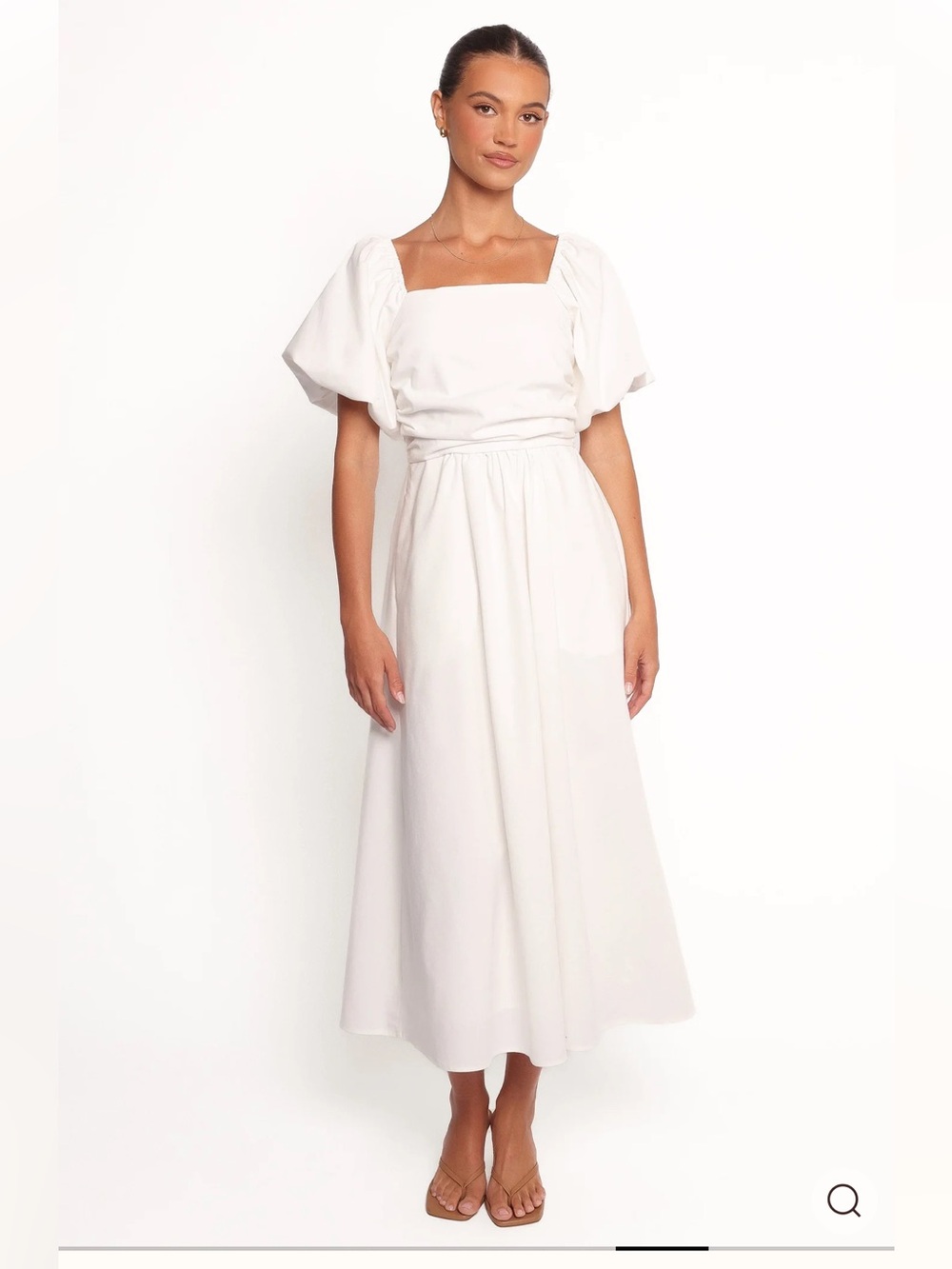 Petal & Pup Clo Puff Sleeve Midi Dress